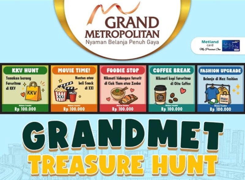Sumber Foto: Instagram Grand Metropolitan Bekasi